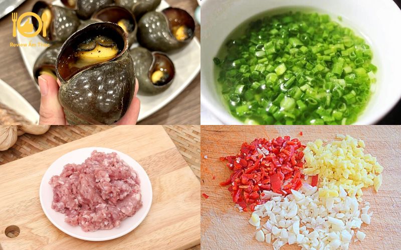 Cách làm ốc nhồi nướng mỡ hành thơm ngon, đơn giản tại nhà 6 ốc nhồi nướng mỡ hành