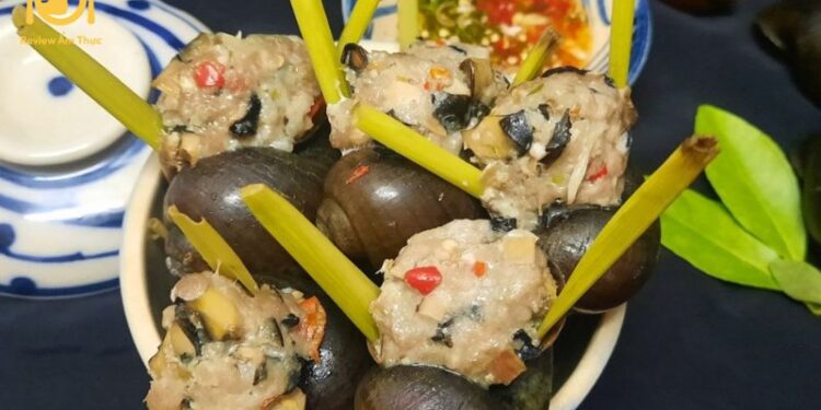 Cách làm ốc nhồi nướng mỡ hành thơm ngon, đơn giản tại nhà 5 ốc nhồi nướng mỡ hành