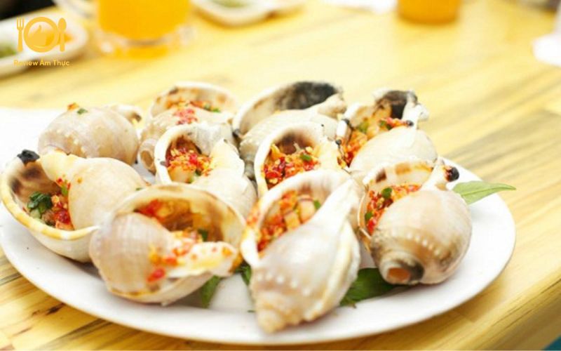 Học ngay 7 cách làm ốc nướng muối ớt siêu hấp dẫn 12 Ốc tỏi nướng muối ớt