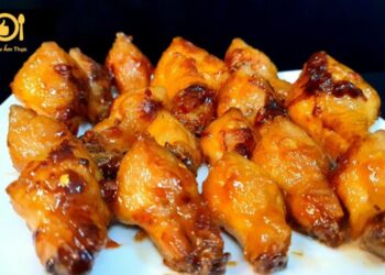 phao câu gà nướng