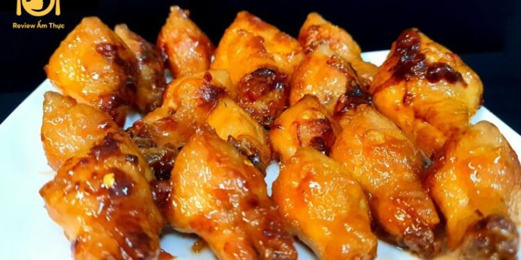 phao câu gà nướng