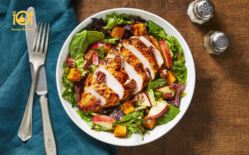 Bật mí cách làm salad ức gà nướng thơm ngon “bất bại” tại nhà 21 salad ức gà nướng