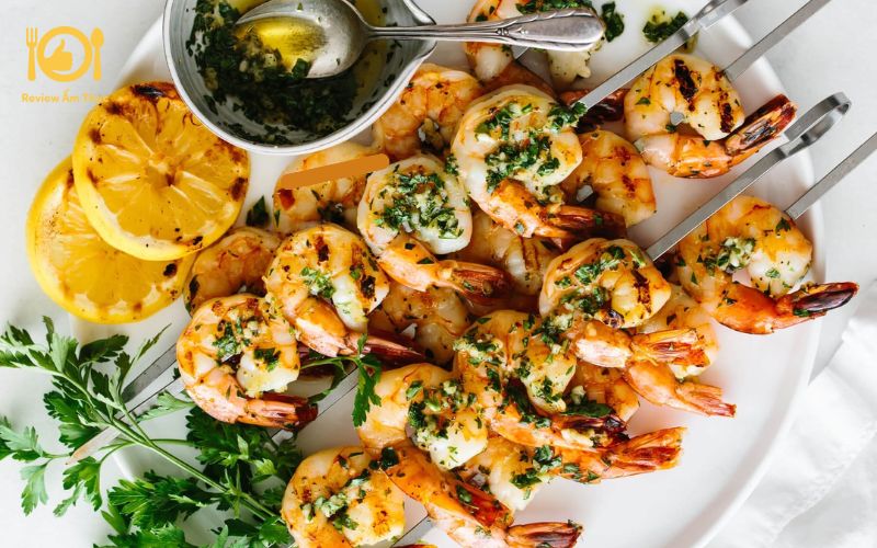 Cách làm tôm nướng bơ tỏi nồi chiên không dầu chỉ trong 15 phút 7 tôm nướng bơ tỏi nồi chiên không dầu