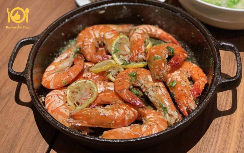 Cách làm tôm nướng bơ tỏi nồi chiên không dầu chỉ trong 15 phút 11 tôm nướng bơ tỏi nồi chiên không dầu