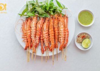 tôm nướng mọi