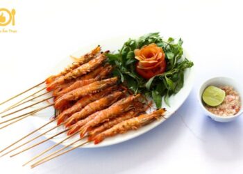 tôm nướng ngũ vị