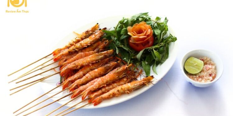 tôm nướng ngũ vị