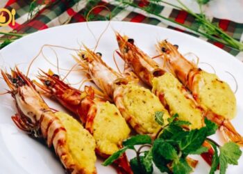 tôm nướng phô mai bơ tỏi