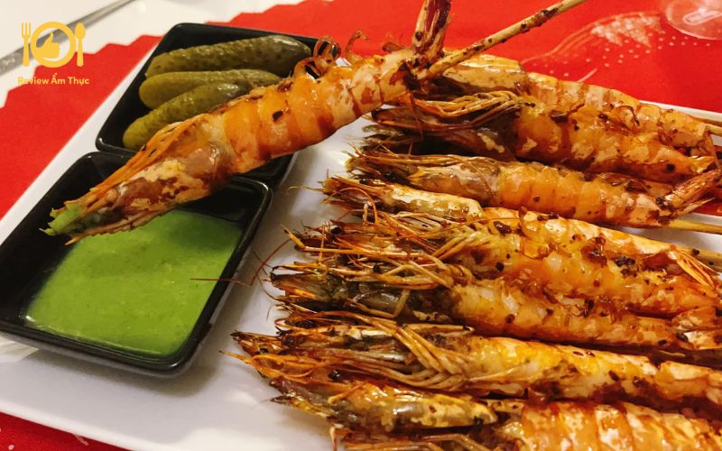 Bí quyết làm món tôm nướng sa tế thơm ngon xuất sắc tại nhà 10 tôm nướng sa tế