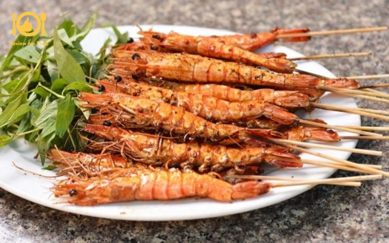 Bí quyết làm món tôm nướng sa tế giấy bạc thơm ngon, đậm đà 8 tôm nướng sa tế giấy bạc