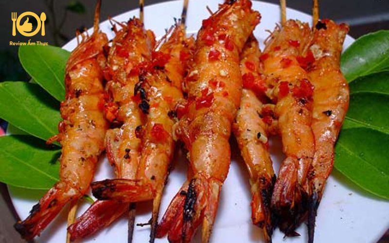 Bí quyết làm tôm nướng than hoa đơn giản, ai cũng làm được 14 Tôm nướng sốt tiêu chanh