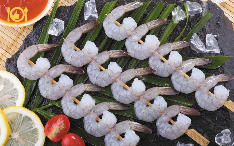 Hướng dẫn cách làm món tôm nướng xiên que ngon như nhà hàng 6 tôm nướng xiên que