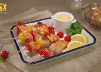 tôm nướng xiên que