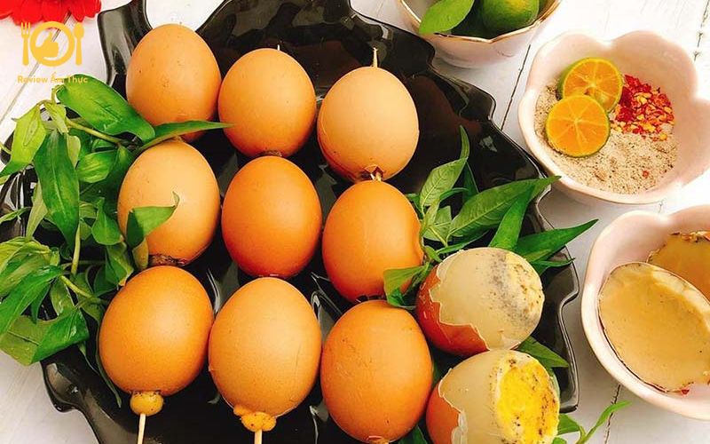 Công thức làm trứng gà nướng - Món ăn đường phố ngon đúng điệu 34 trứng gà nướng