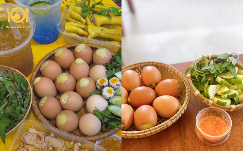 Trứng gà nướng Lan Nguyễn - Quán ngon Đà Nẵng làm bạn “say nắng” 7 trứng gà nướng lan nguyễn