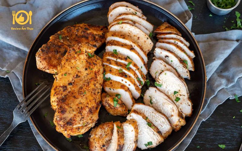 Cách làm ức gà nướng mật ong bằng nồi chiên không dầu tại nhà 12 ức gà nướng mật ong bằng nồi chiên không dầu