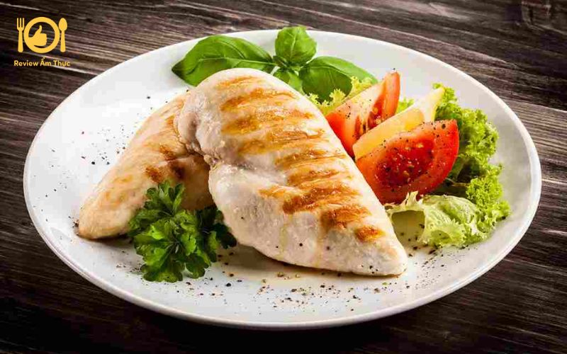 Cách làm ức gà nướng nồi chiên không dầu ít béo và thơm ngon 10 ức gà nướng nồi chiên không dầu;ức gà nướng bao nhiêu calo