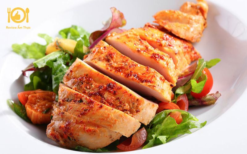 Cách làm ức gà nướng nồi chiên không dầu ít béo và thơm ngon 15 ức gà nướng nồi chiên không dầu;ức gà nướng bao nhiêu calo