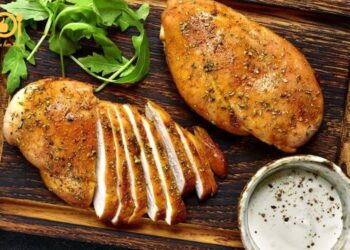 ức gà nướng nồi chiên không dầu;ức gà nướng bao nhiêu calo