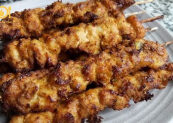 ức gà nướng sả