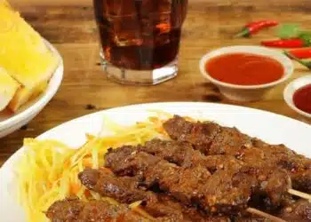 bánh mì bò nướng campuchia