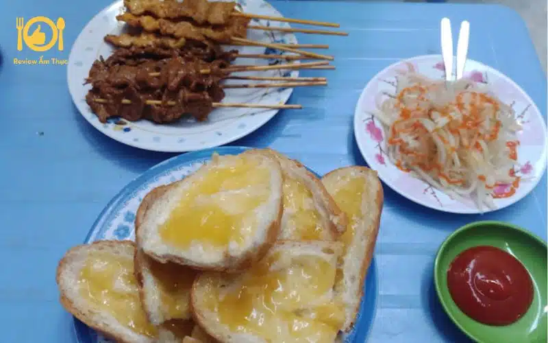 Review bánh mì bò nướng Campuchia Vũng Tàu - Quán ăn lạ miệng 6 bánh mì bò nướng campuchia vũng tàu