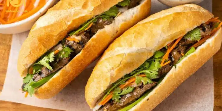bánh mì bò nướng phô mai