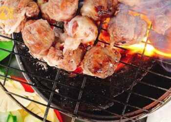 bò nướng mỡ chài