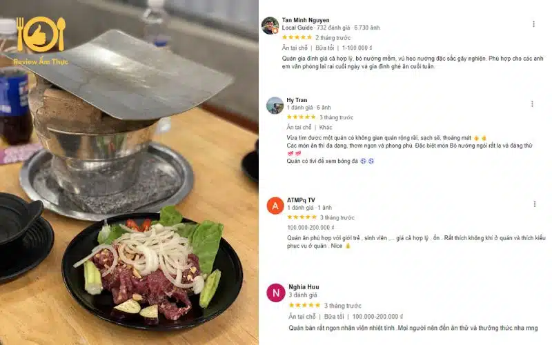 Review quán Bò Nướng Ngói Quận 7 mới mở ở đường Phú Thuận 11 bò nướng ngói quận 7