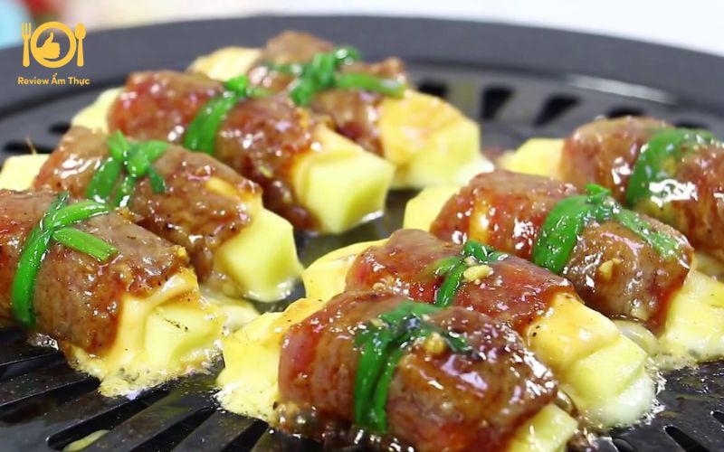 Bí quyết làm bò nướng phô mai bằng nồi chiên không dầu mềm mọng 9 bò nướng phô mai bằng nồi chiên không dầu