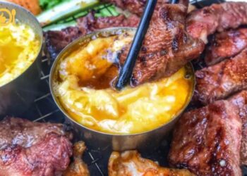 bò nướng phô mai giấy bạc