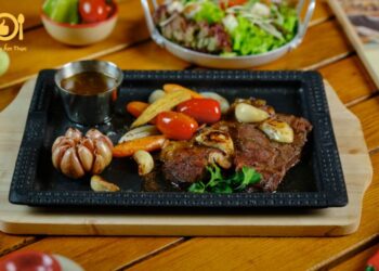 bò nướng sốt tiêu đen