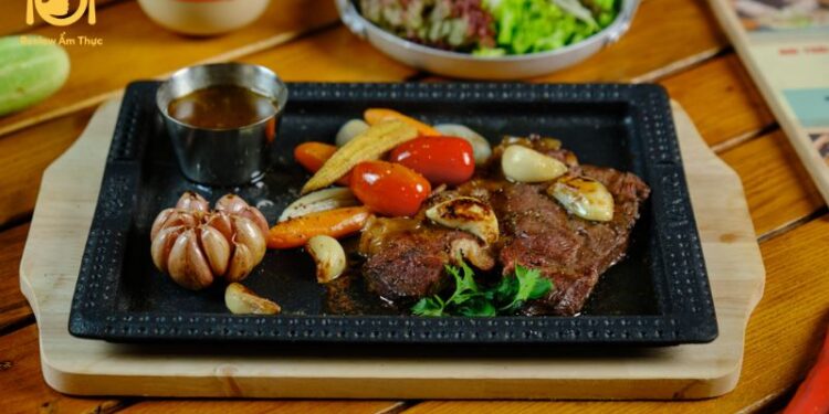 bò nướng sốt tiêu đen