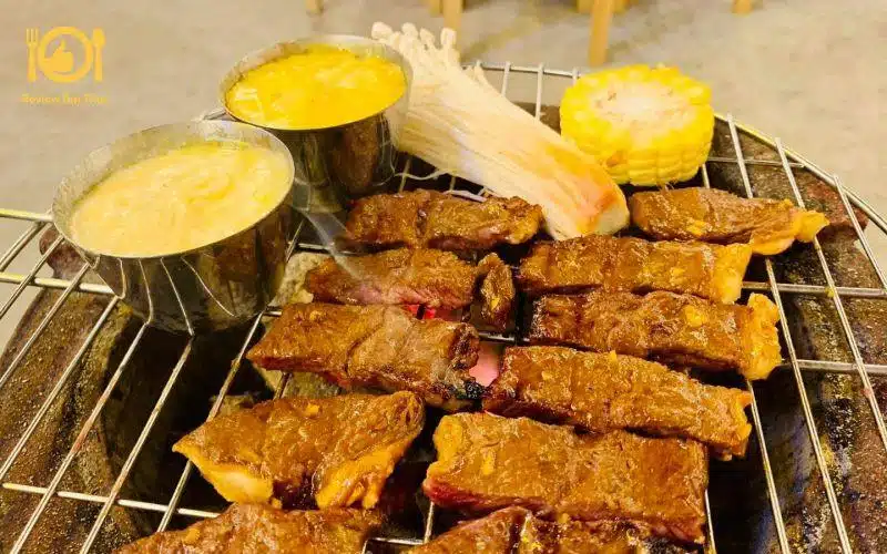 Cách làm món ngon bò nướng sốt trứng muối đơn giản ngay tại nhà 9 bò nướng sốt trứng muối