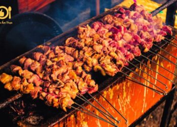 lòng bò nướng sa tế