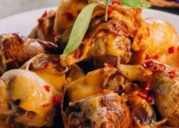 ốc bulot nướng muối ớt