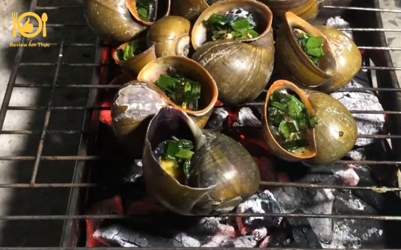 Hướng dẫn nướng ốc bươu nướng mỡ hành ngon hơn ngoài tiệm 6 ốc bươu nướng mỡ hành