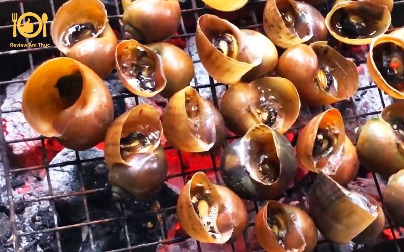 Hướng dẫn nướng ốc bươu nướng mỡ hành ngon hơn ngoài tiệm 9 ốc bươu nướng mỡ hành