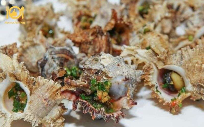 Hướng dẫn cách làm ốc gai nướng mỡ hành ngon tuyệt đỉnh 9 ốc gai nướng mỡ hành