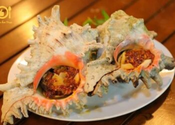 ốc gai nướng muối ớt