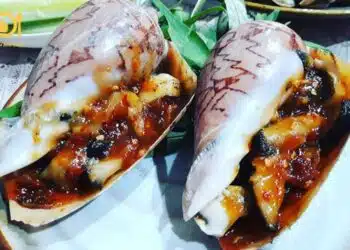 ốc giác nướng muối ớt