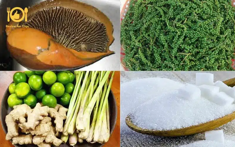 Hướng dẫn cách làm ốc giác nướng tiêu xanh cho bữa tiệc gia đình 7 ốc giác nướng tiêu xanh