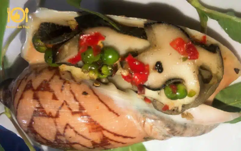 Hướng dẫn cách làm ốc giác nướng tiêu xanh cho bữa tiệc gia đình 10 ốc giác nướng tiêu xanh