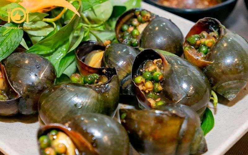 Hướng dẫn làm ốc lác nướng tiêu xanh đơn giản, siêu ngon tại nhà 7 ốc lác nướng tiêu xanh