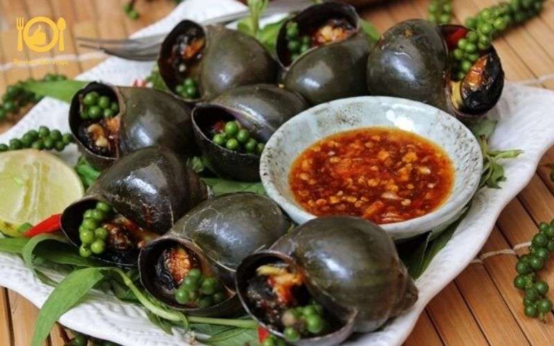 Hướng dẫn làm ốc lác nướng tiêu xanh đơn giản, siêu ngon tại nhà 11 ốc lác nướng tiêu xanh