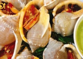 ốc tỏi nướng nước mắm