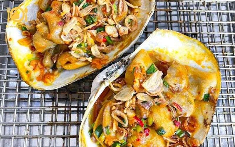 Hướng dẫn chế biến ốc vòi voi nướng mỡ hành cực ngon tại nhà 7 ốc vòi voi nướng mỡ hành