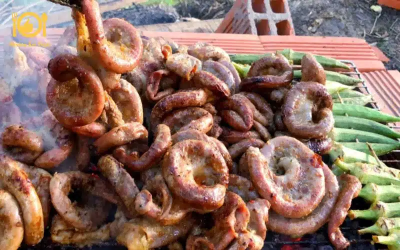 Phèo bò nướng sa tế - Món ăn thơm ngon, dễ làm tại nhà 7 phèo bò nướng sa tế