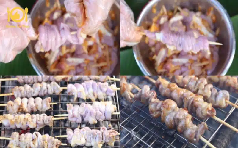 Phèo bò nướng sa tế - Món ăn thơm ngon, dễ làm tại nhà 8 phèo bò nướng sa tế