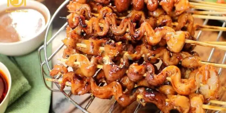 Phèo bò nướng sa tế - Món ăn thơm ngon, dễ làm tại nhà 6 phèo bò nướng